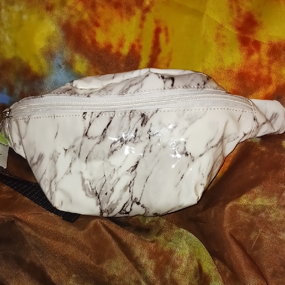 ARIZONA JEAN CO Tyler Marble Print Fanny Pack/Belt Bag/Waist Pack - Picture 1 of 6